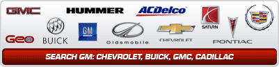 Search GM: Chevrolet, Buick, GMC, Cadillac